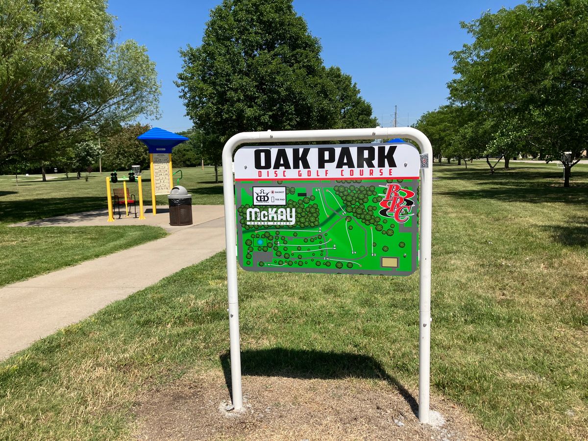 Oak Park disc map