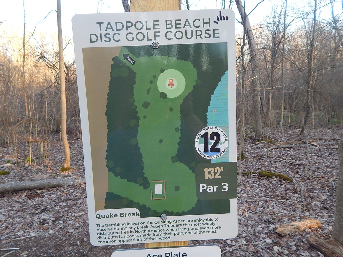 Hole 12 sign
