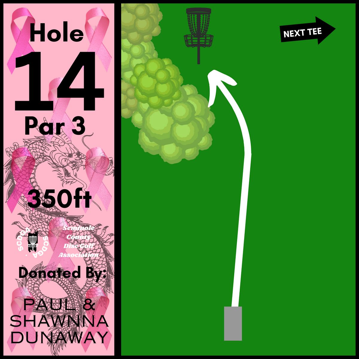 Hole 14 Teesign