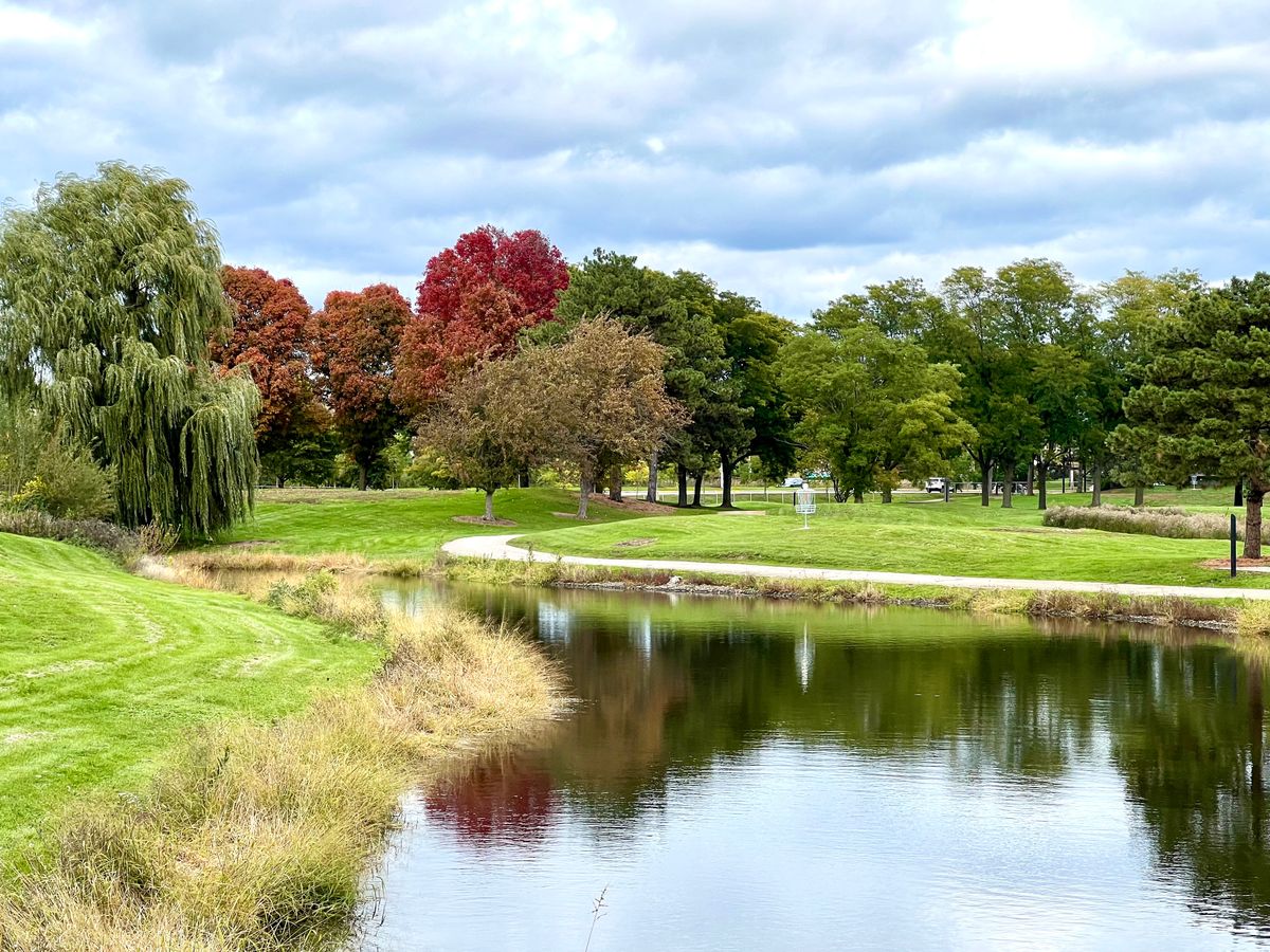 A beautiful setting for disc golf.