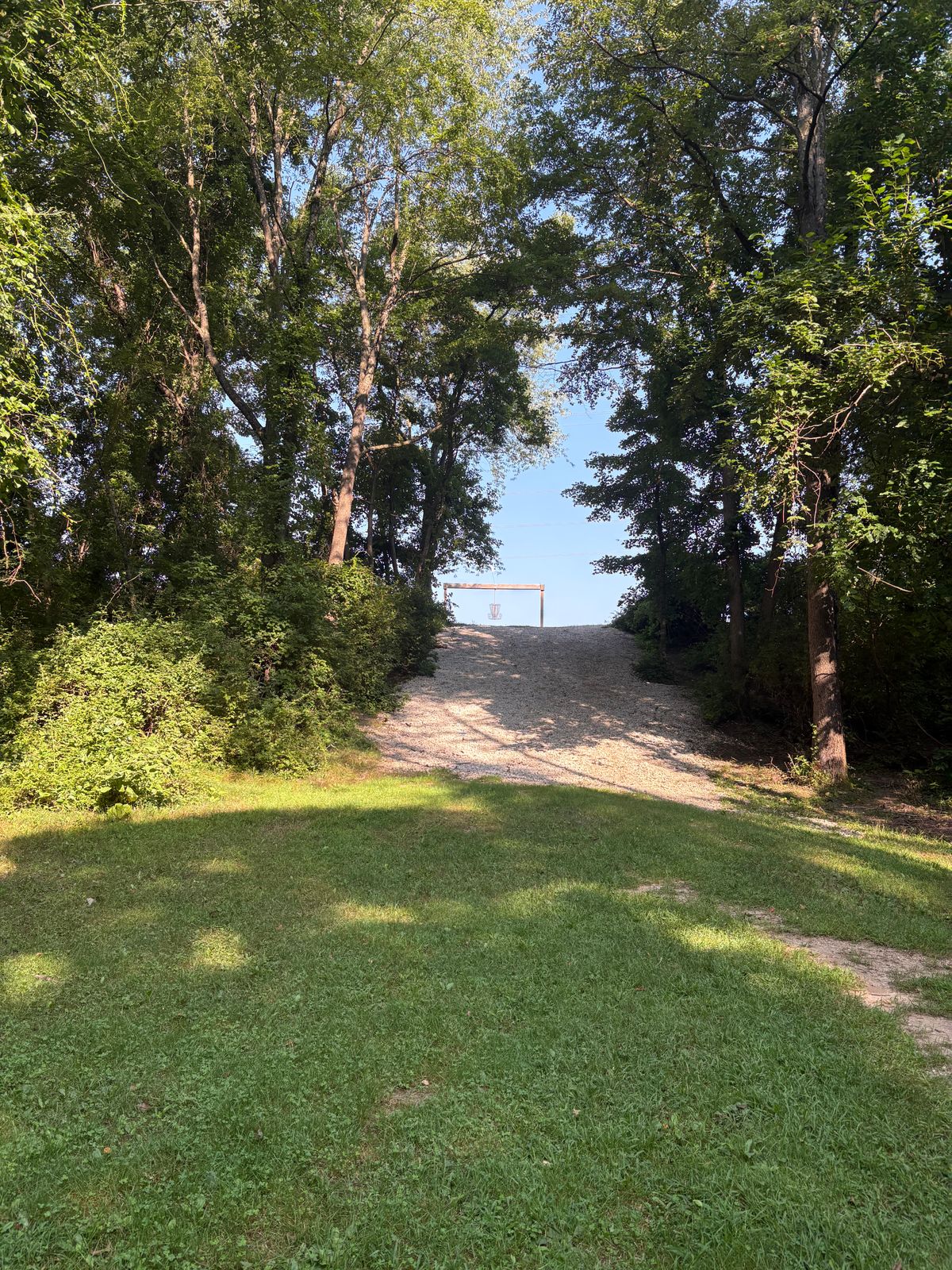 Hole 7 uphill climb