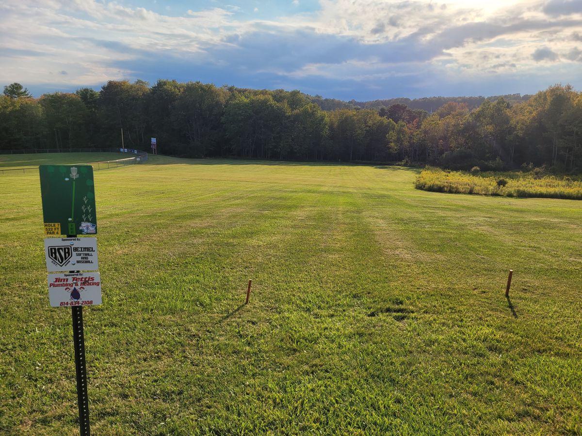 Tee of Hole 7 - downhill bomber par 4