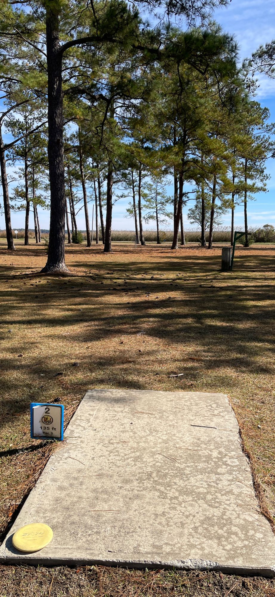Hole 2 tee pad