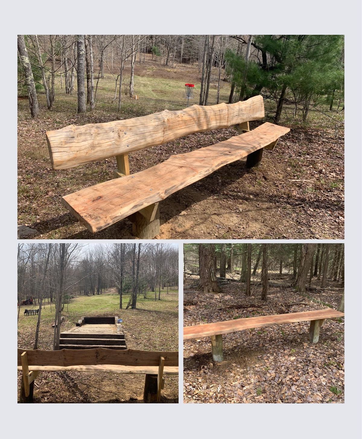 Hole 9 bench