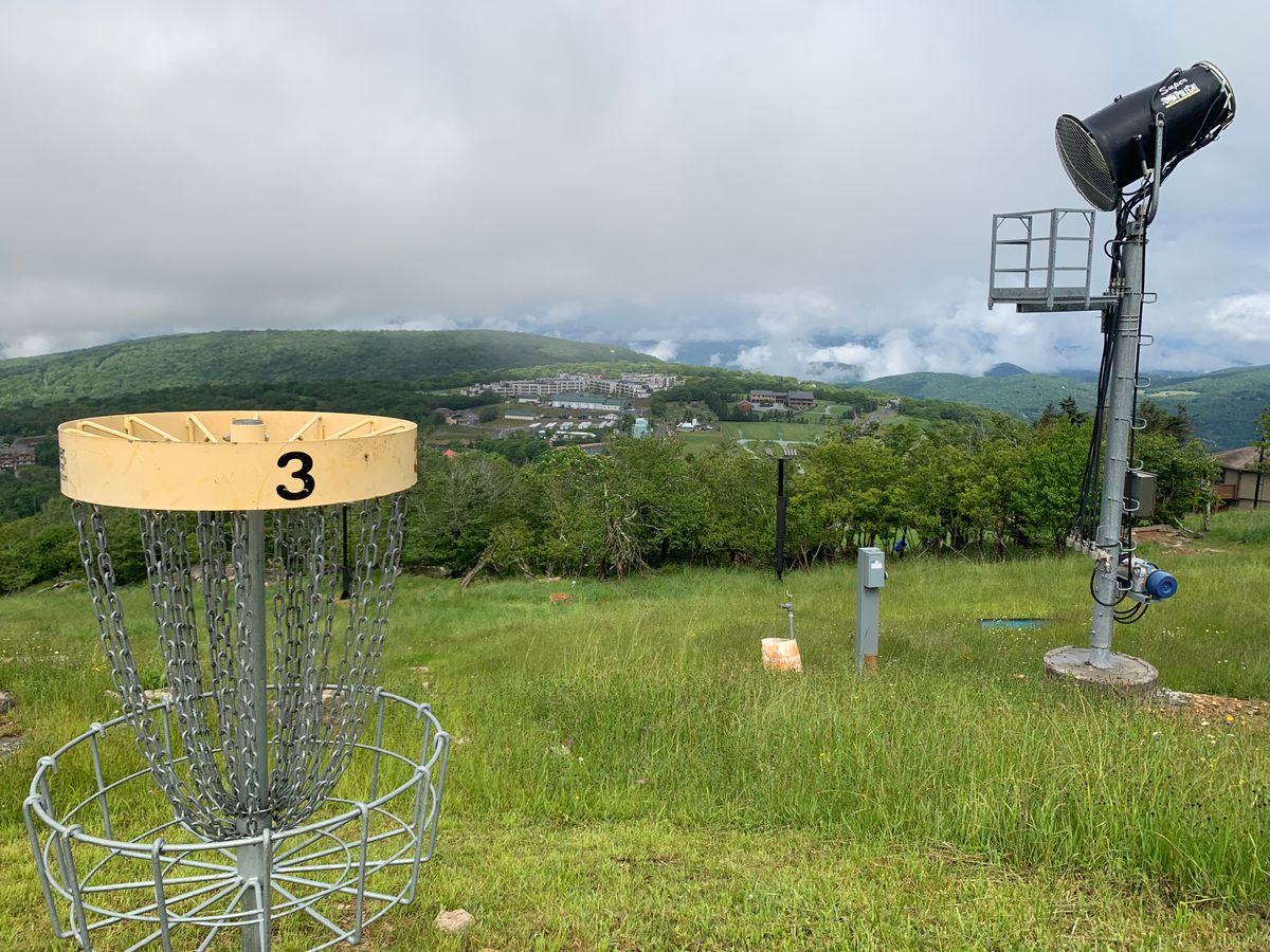 View from hole 3’s basket