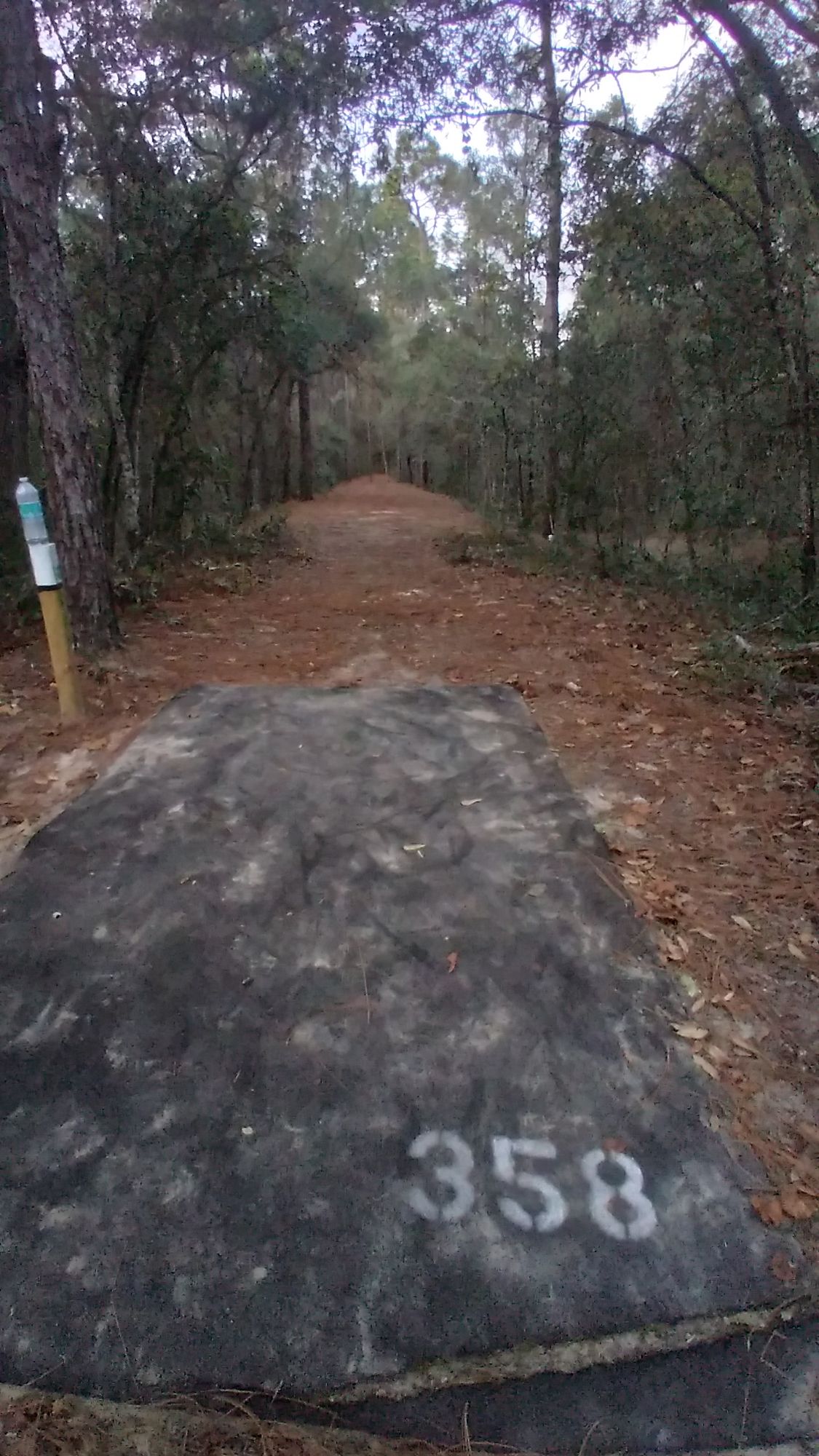 Big drop off on each side so throw straight! Pad #10