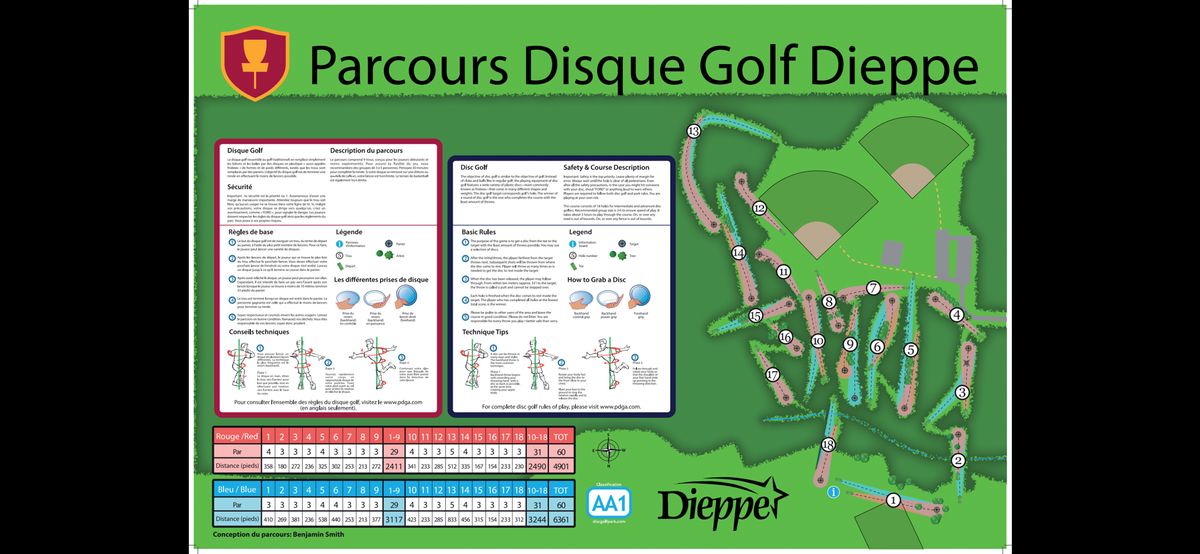 Dieppe DGC Welcome Sign