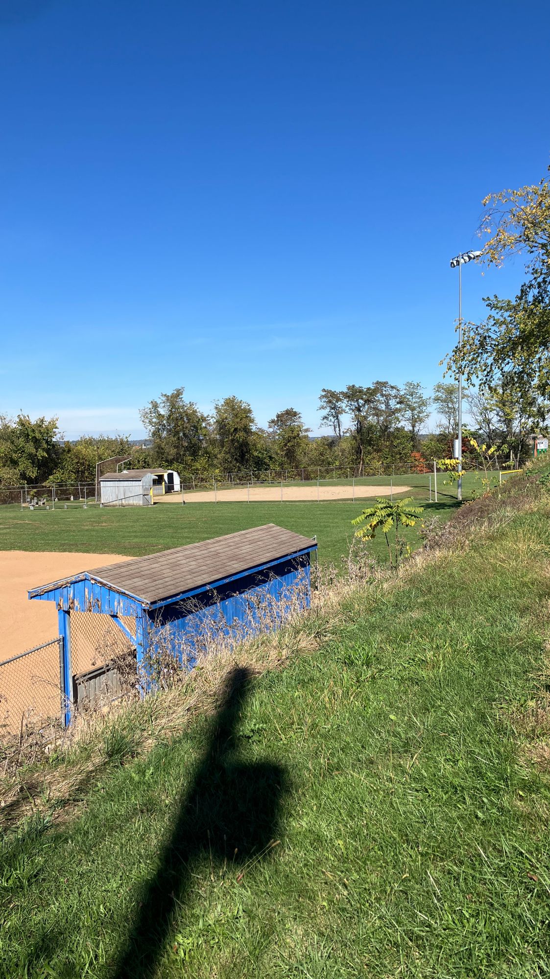 Overlooking basket one and basket 5