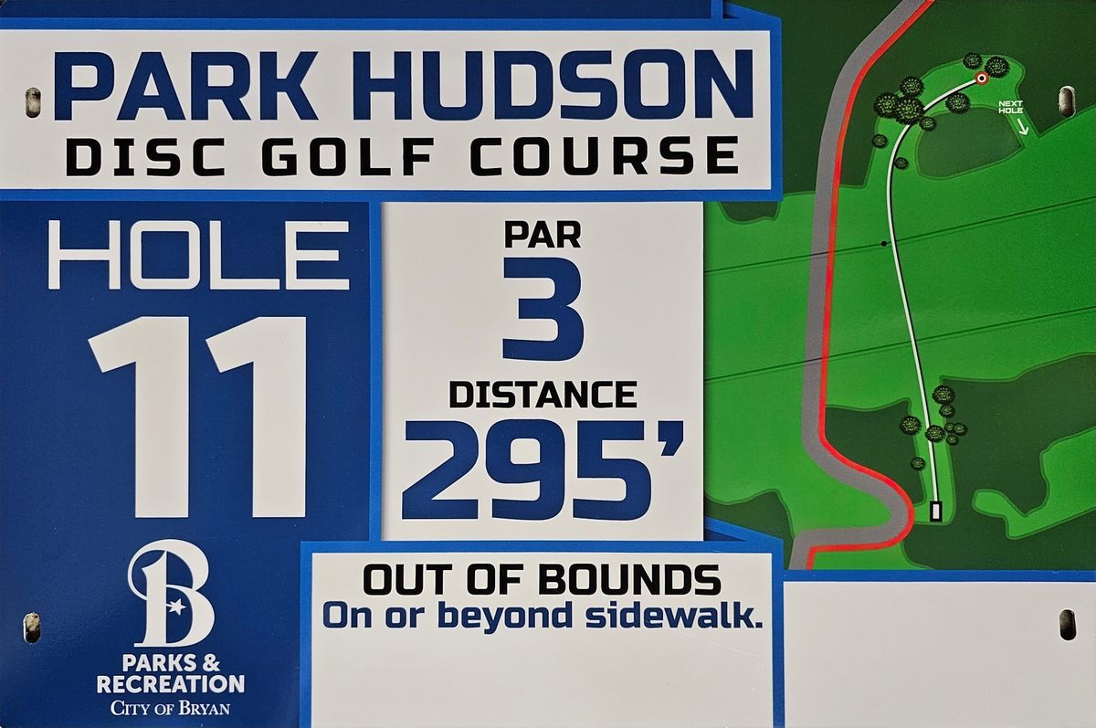 Hole 11 Sign
