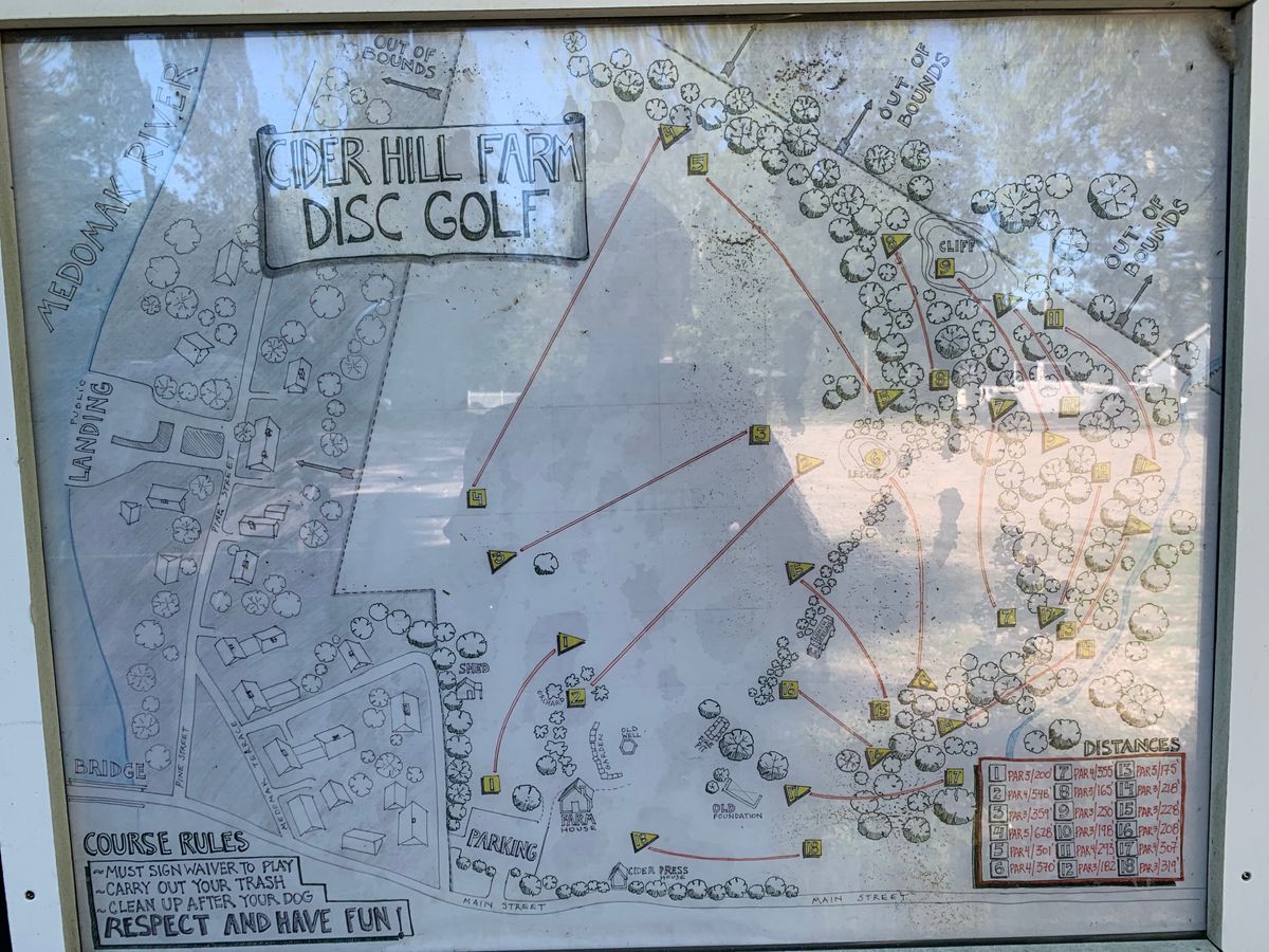 Map of course