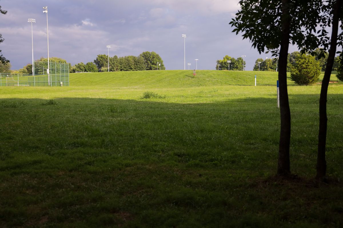 Hole 9 - at exit of woods