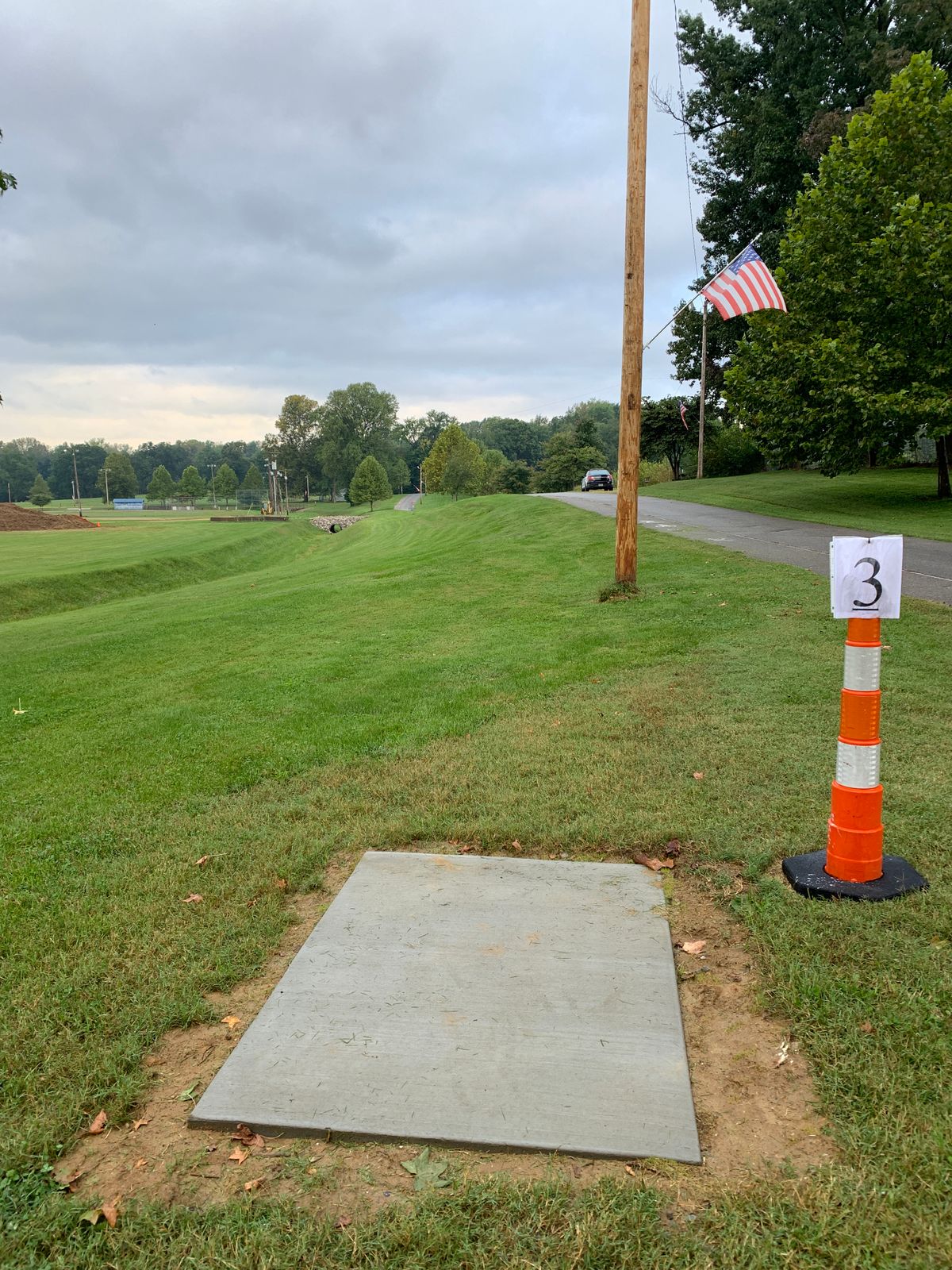 Hole 3 tee pad