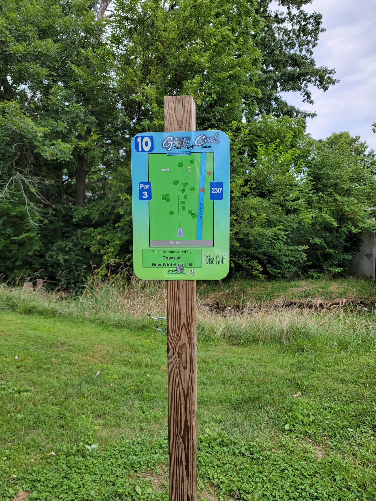 For Holes 10-17 you have to cross the road and bridge.