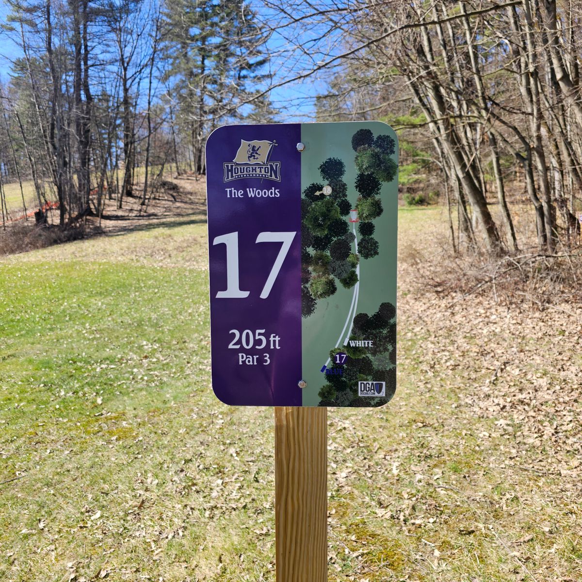 Signage for Hole #7