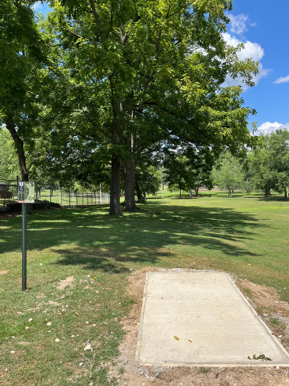 Hole two’s tee