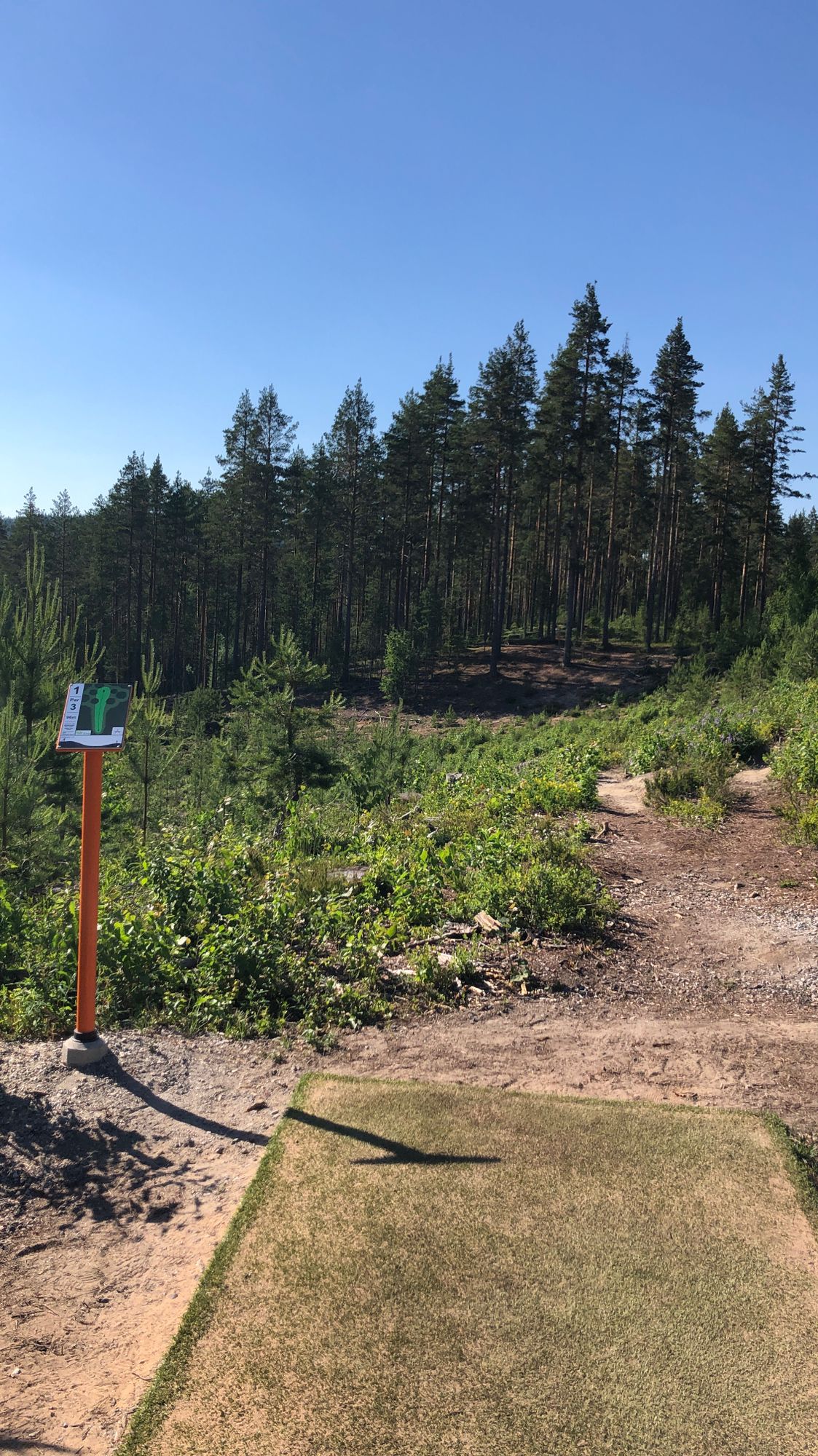 Väylä 1, kori toisella puolella rinteessä