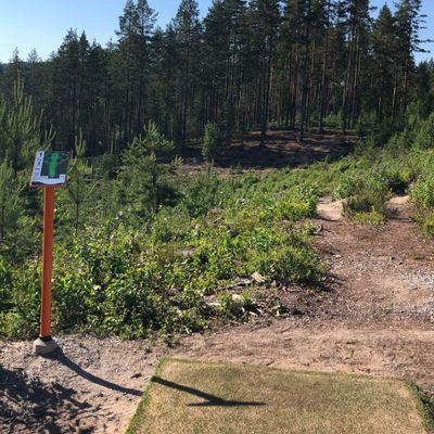 Väylä 1, kori toisella puolella rinteessä