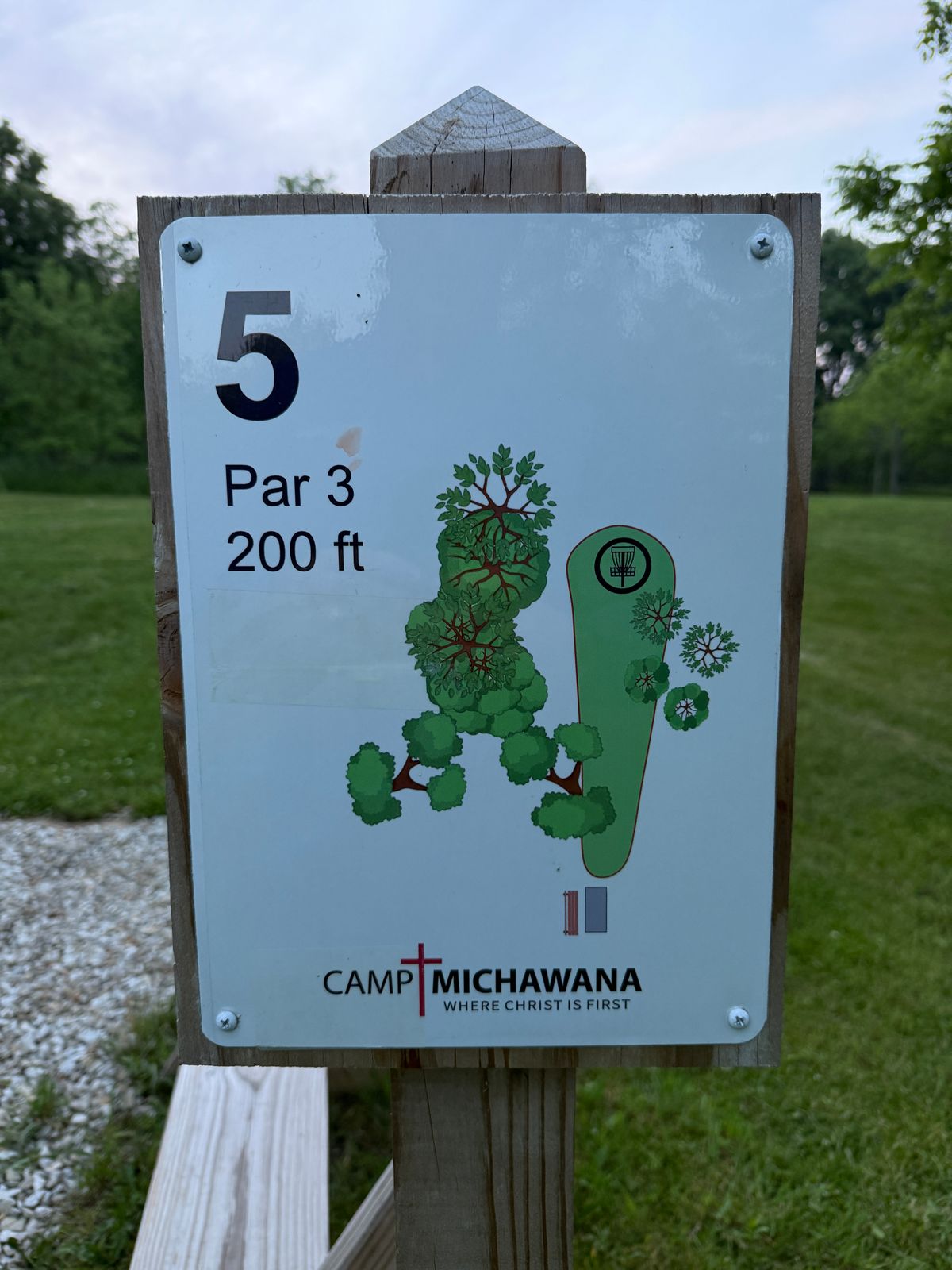 Hole 5 Sign