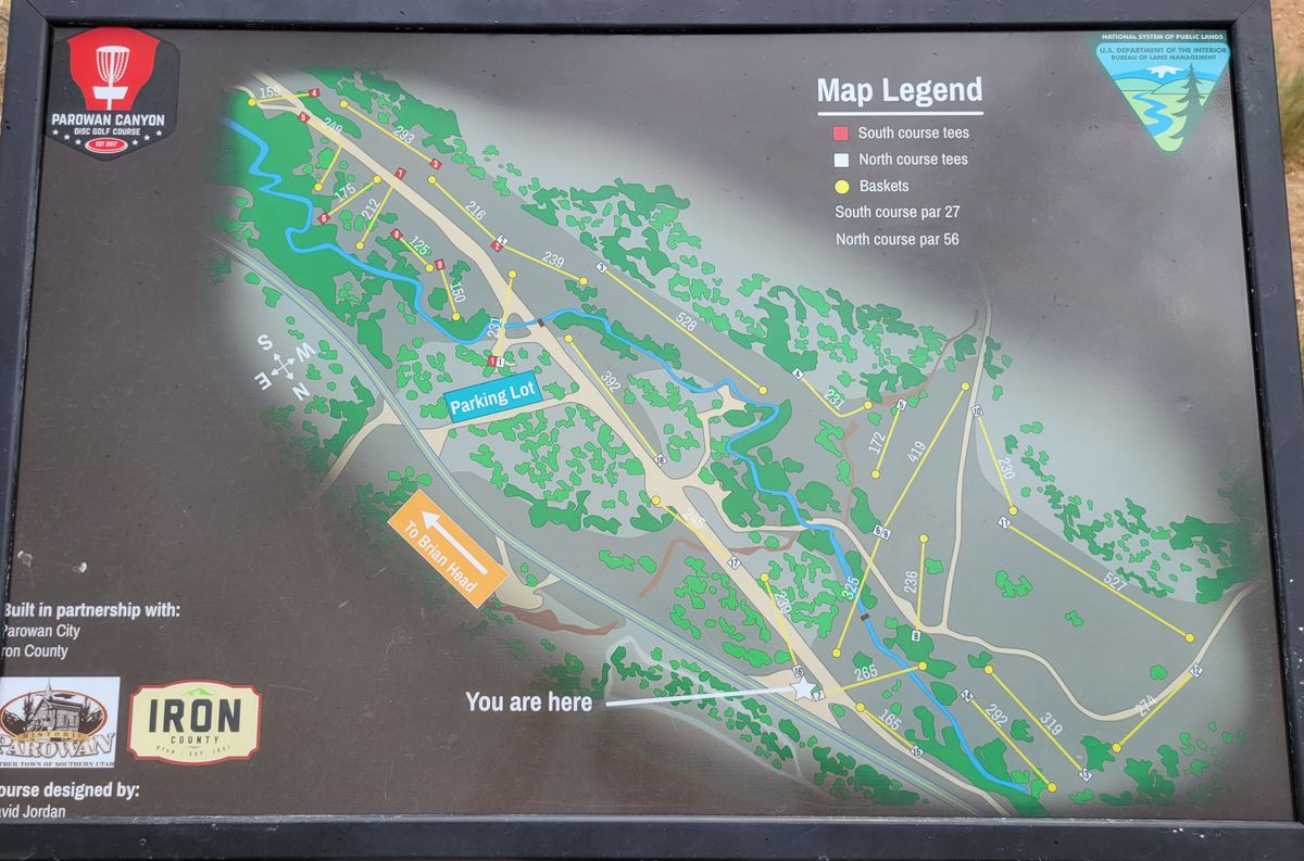 Map of courses