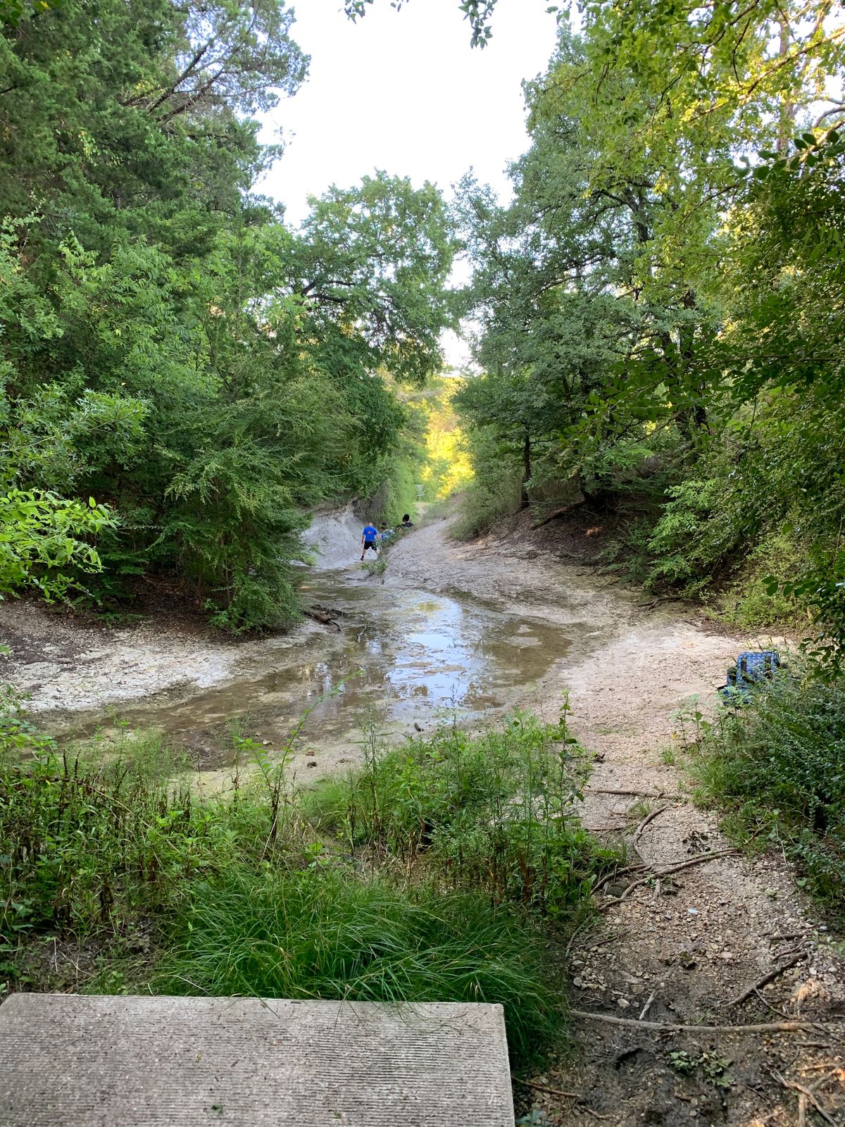 2 downhill creekbed