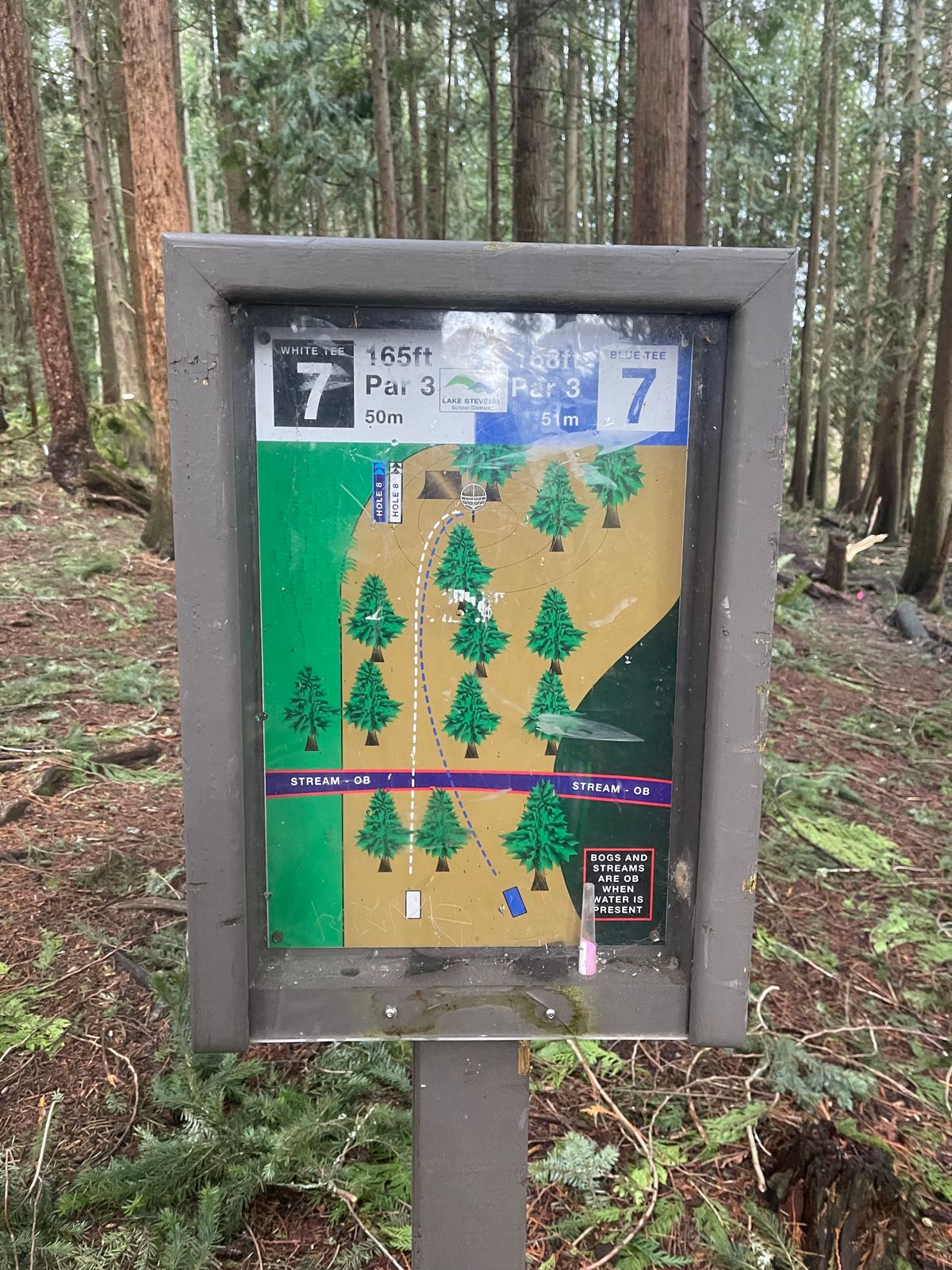 Hole 7 sign