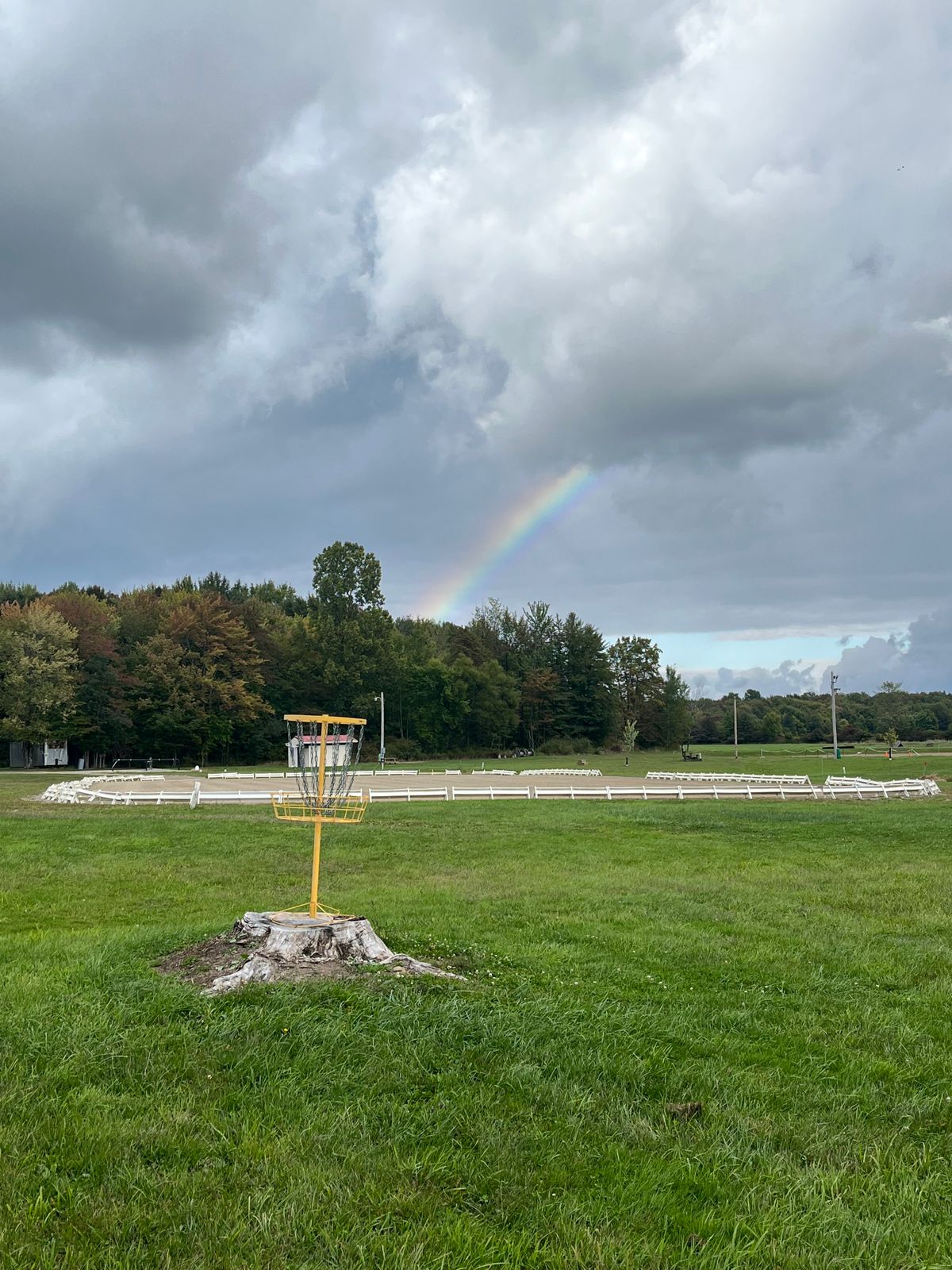 Hole 9 basket