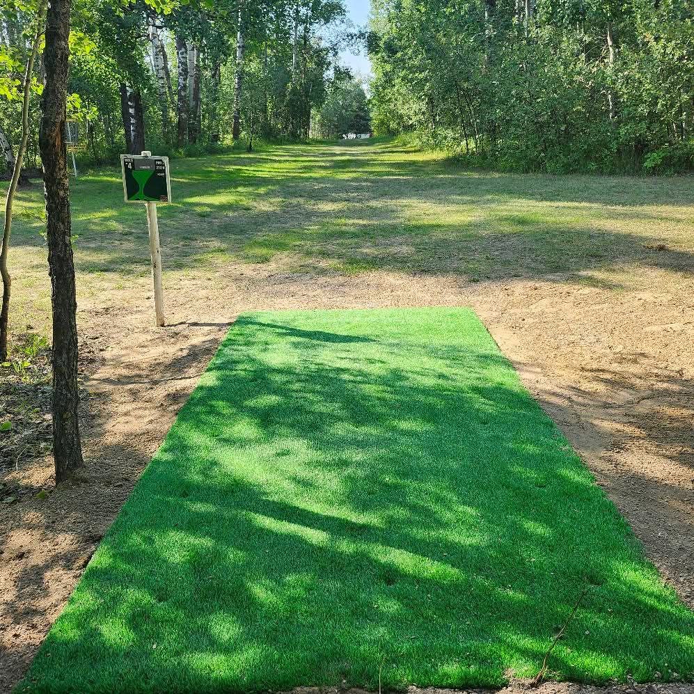 New level T box installed for hole 4