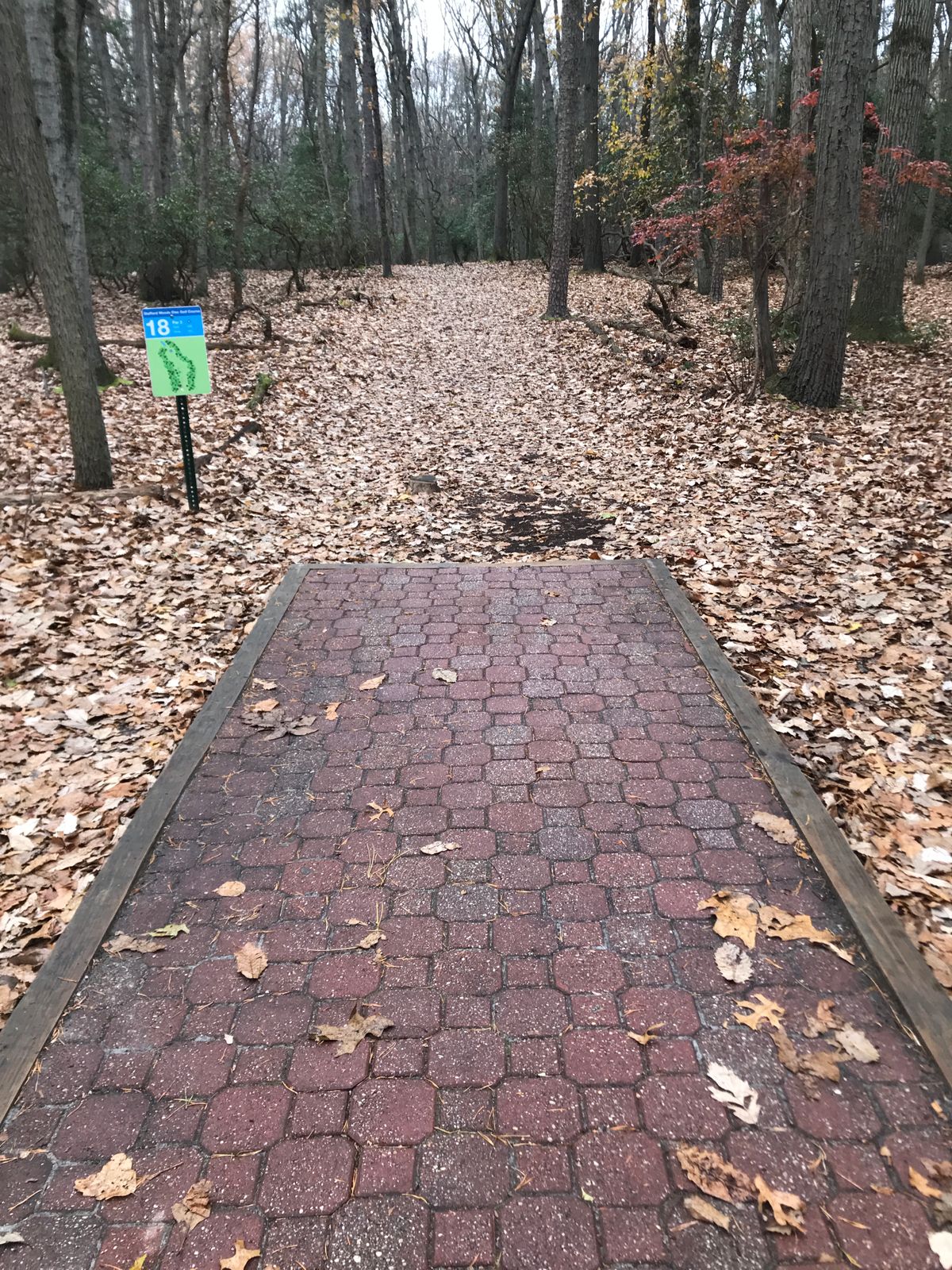 Hole 18 long tee