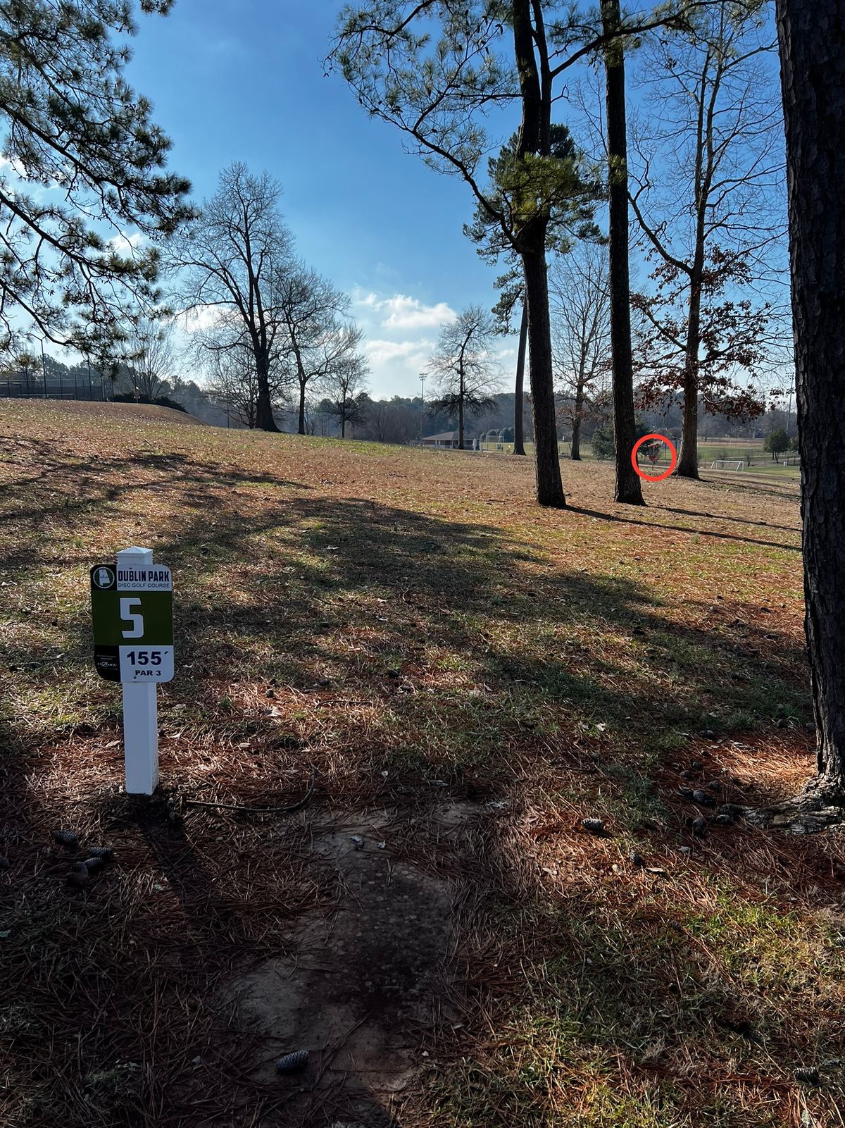 Construction layout: Hole 5