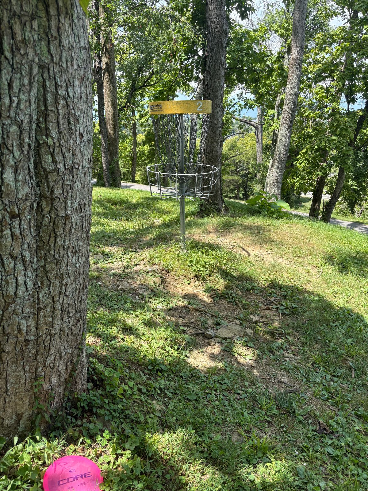 Nice shot to approach hole 2