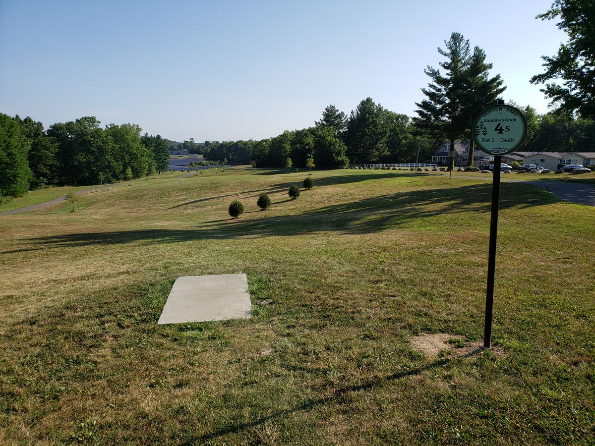 #4 Short Tee Box and shot view.