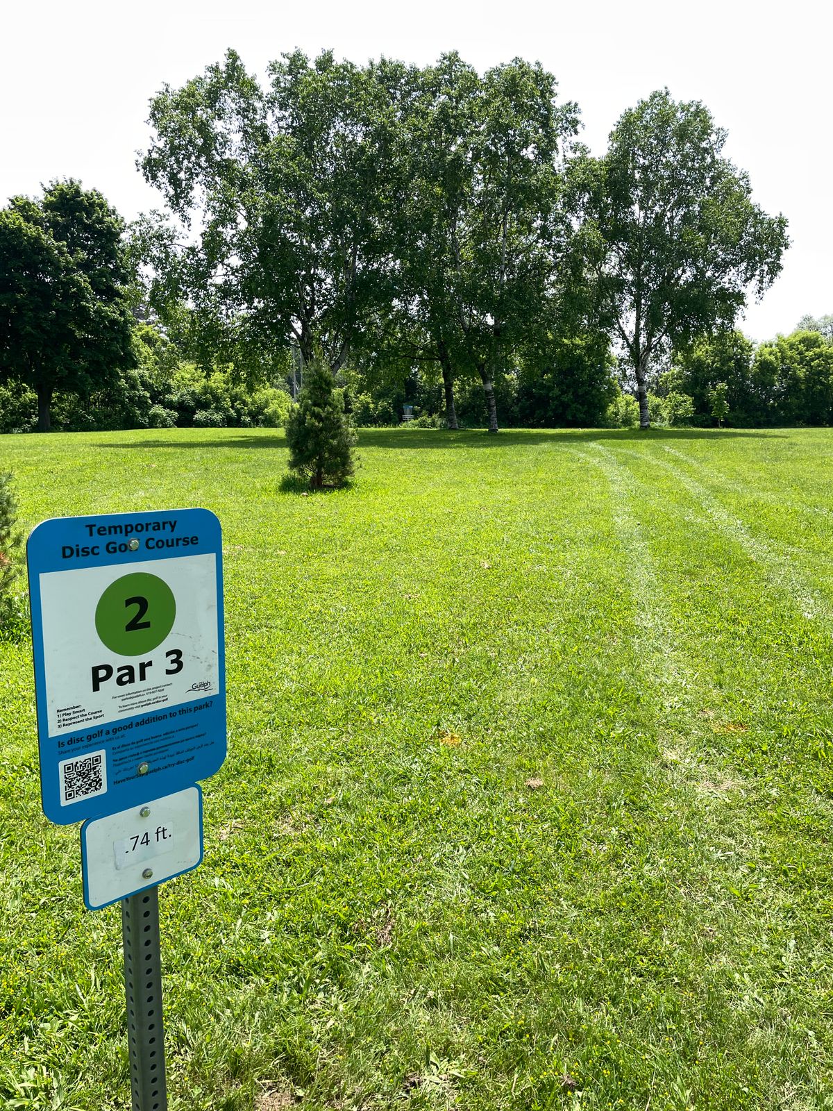 Hole 2 tee