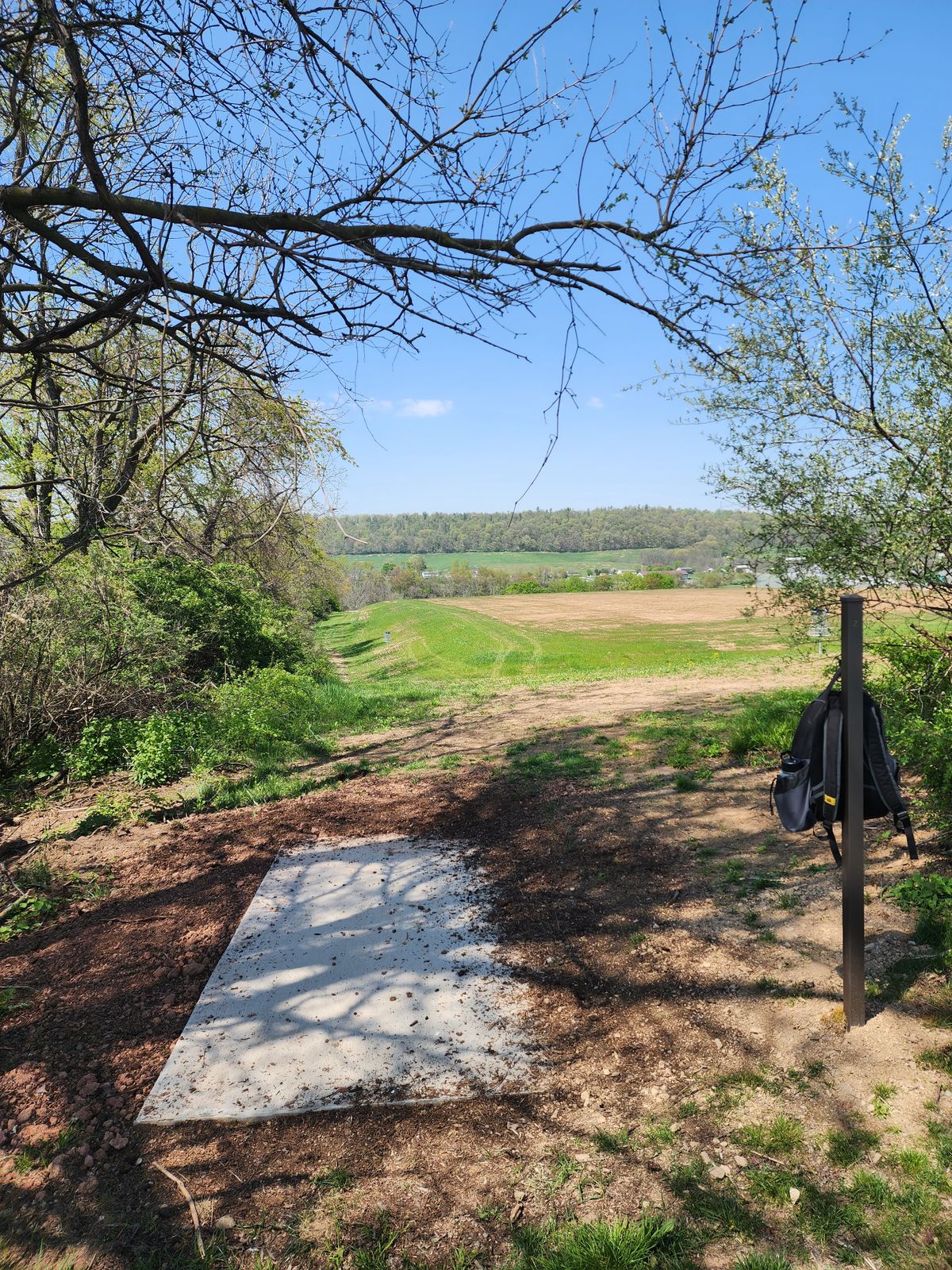 Hole 2 Tee Pad and Basket