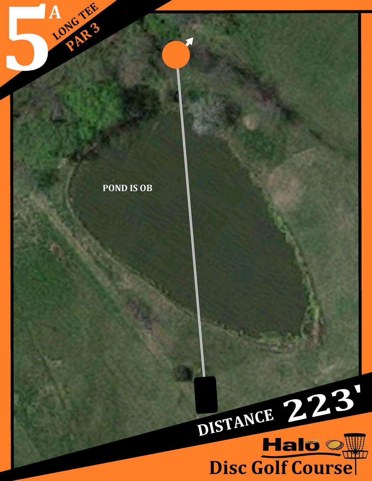 Hole 5A Tee Sign