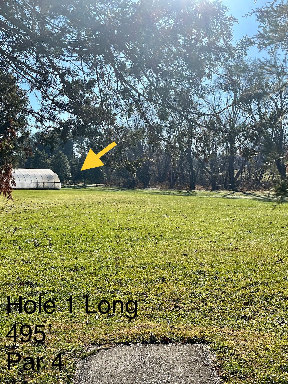 Hole 1 Long, 495’ par 4