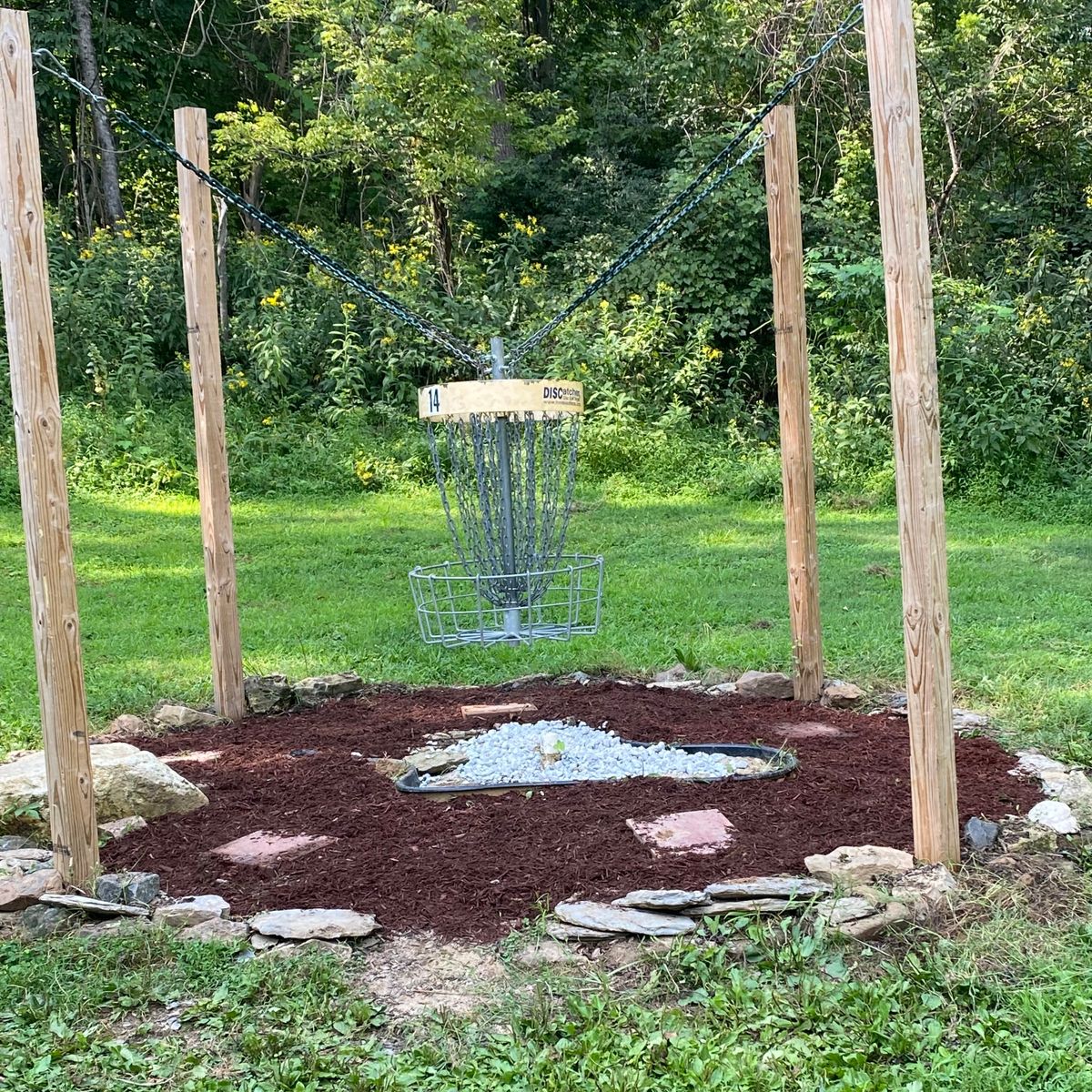 Hole 14 basket