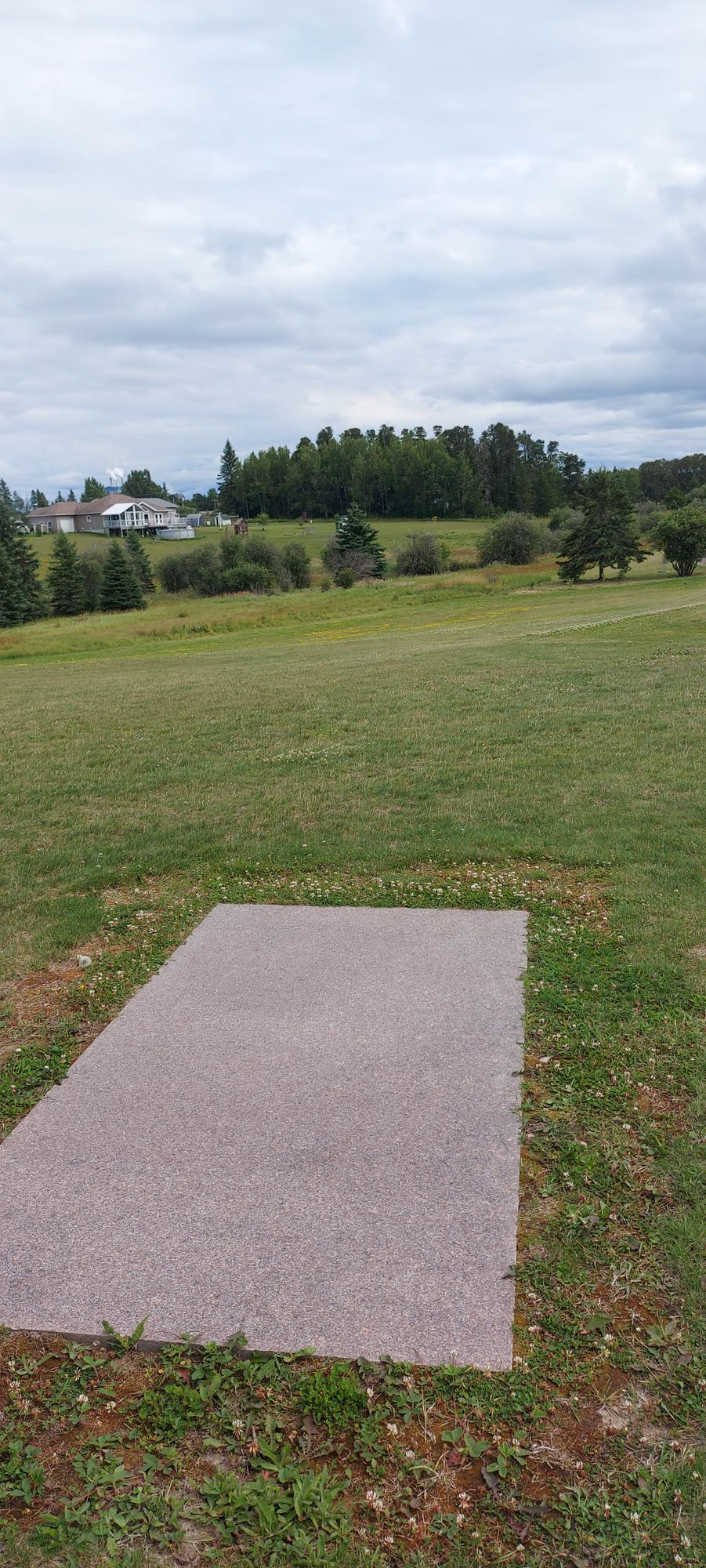 Great potential Disc Golf course needs tee signs and arrows pointing to next basket.