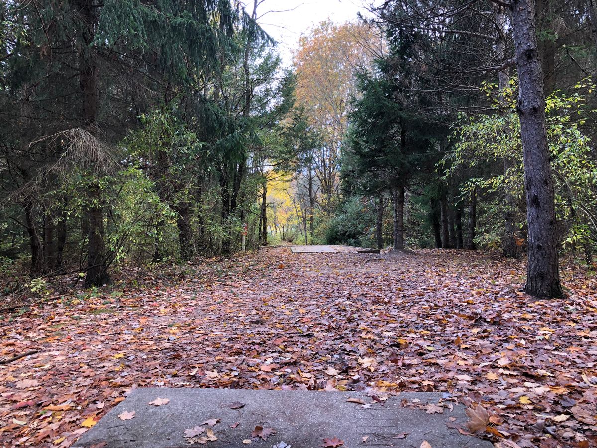 Hole 18 long teepad