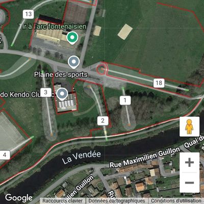 Manque le plan général et certains panneaux au niveau des tees