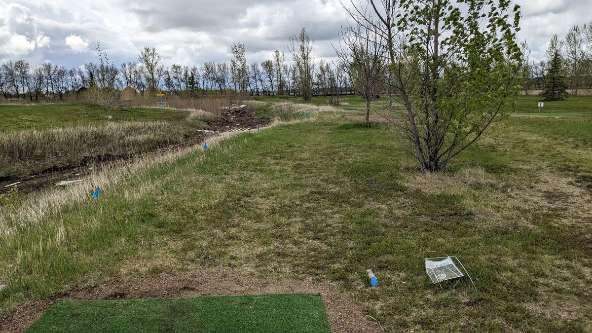 Winds can really change things.  At least the creek is dry this time.