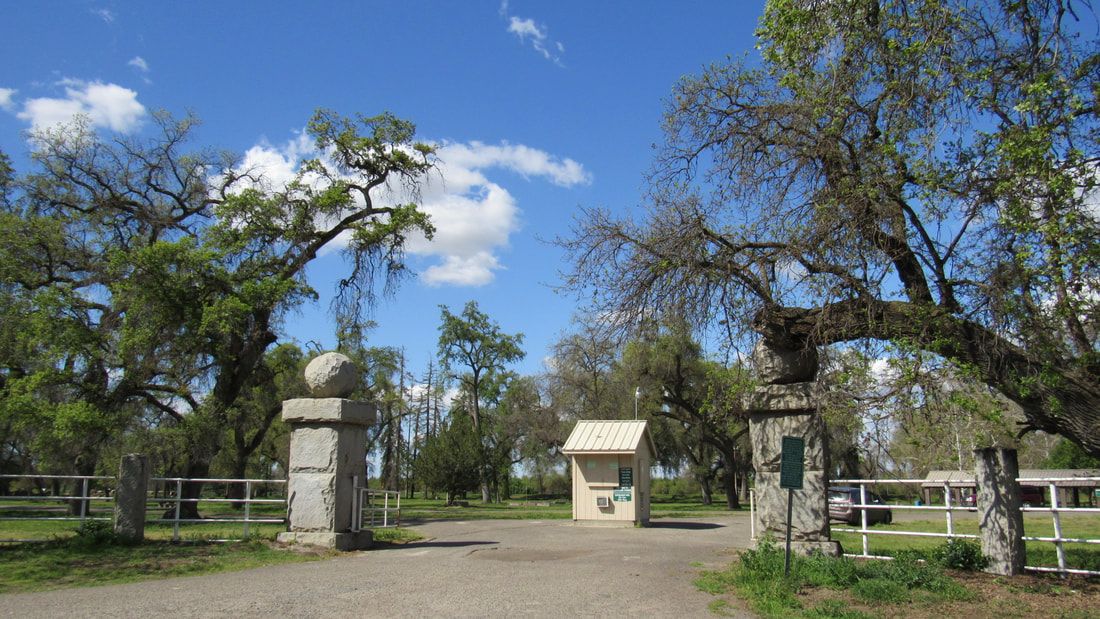 Entrance to park.