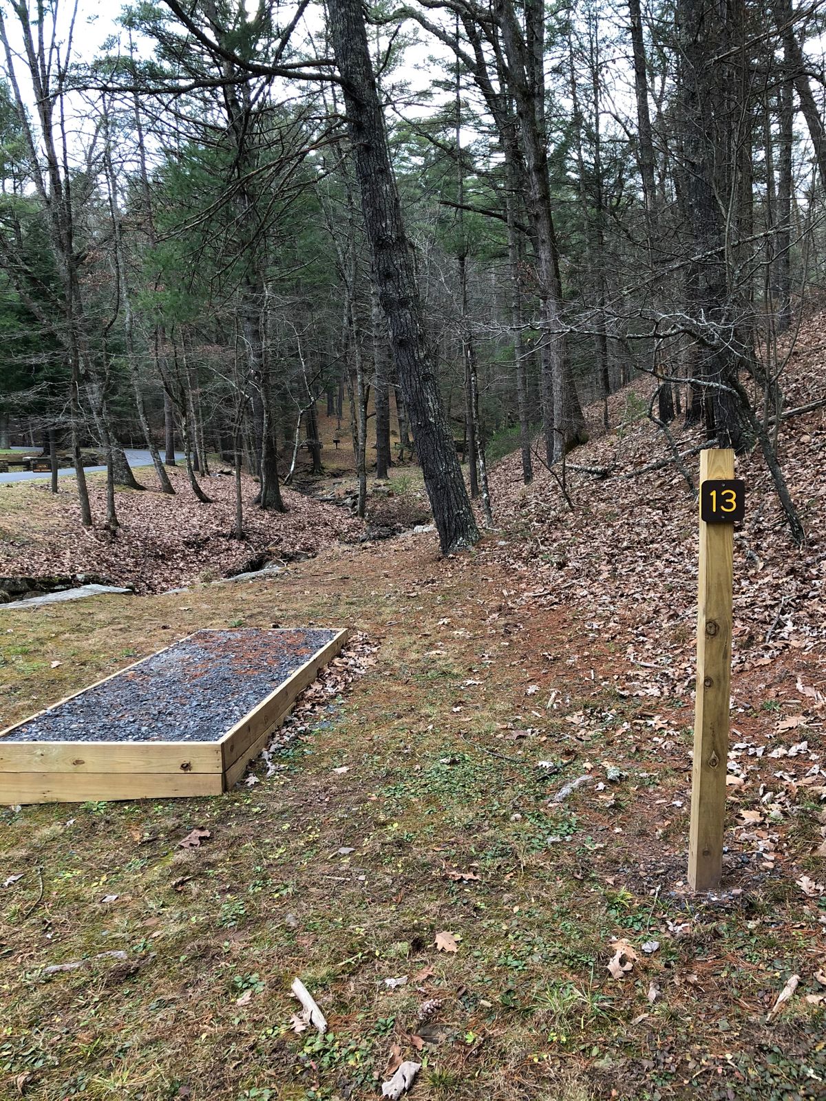 Tee Box 13 - straight flat dogleg right