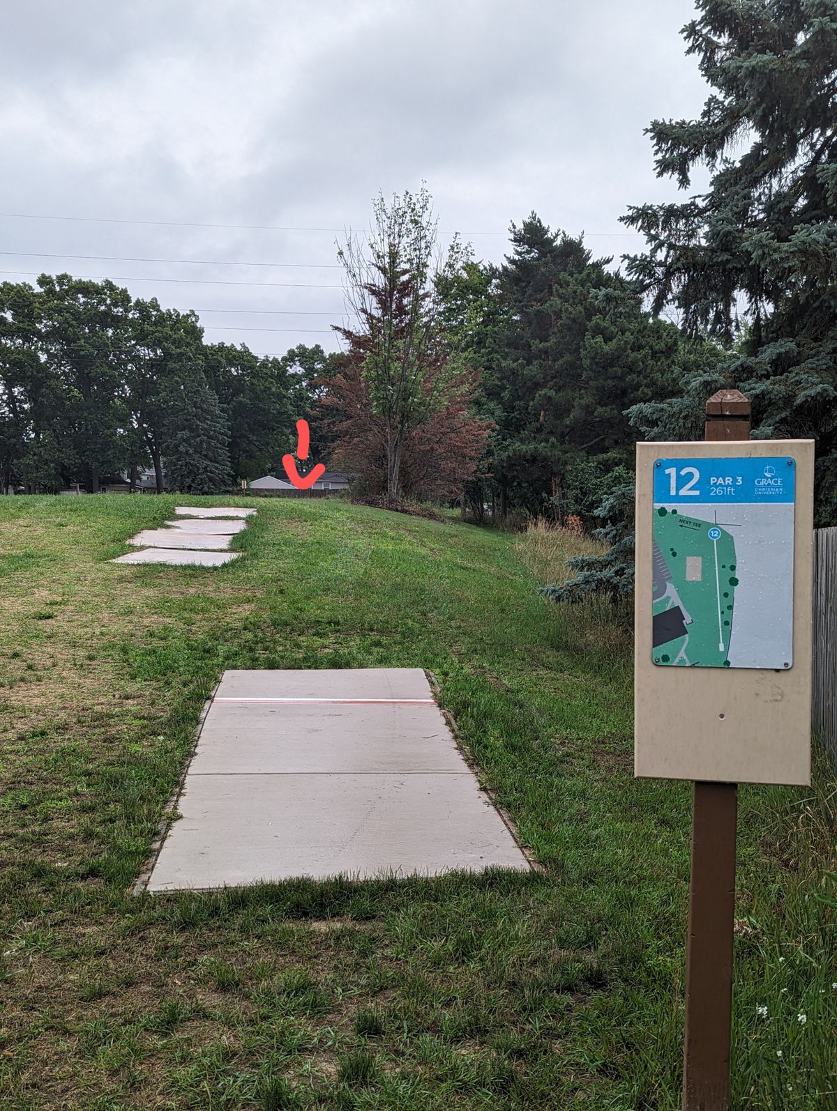 Hole 12 Tee Pad