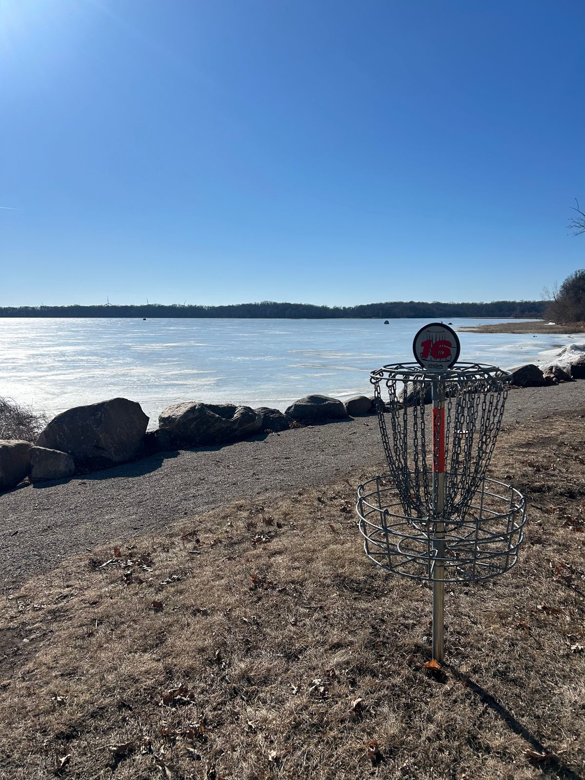 Nice view of the lake by 16s basket