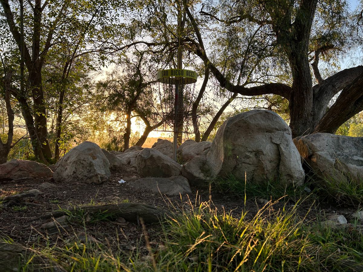 Hole 10 at sunset
