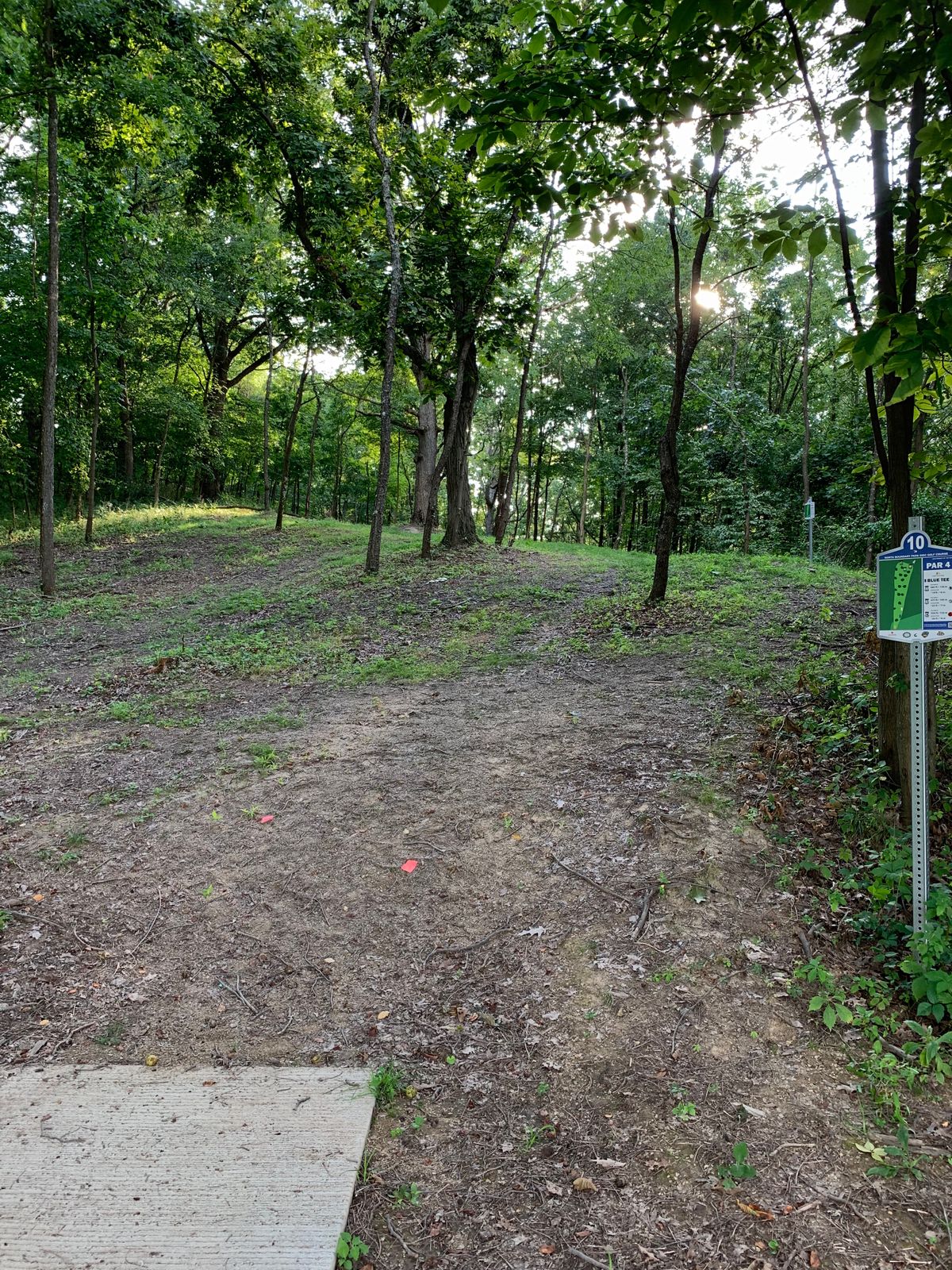 Hole 10 white tee