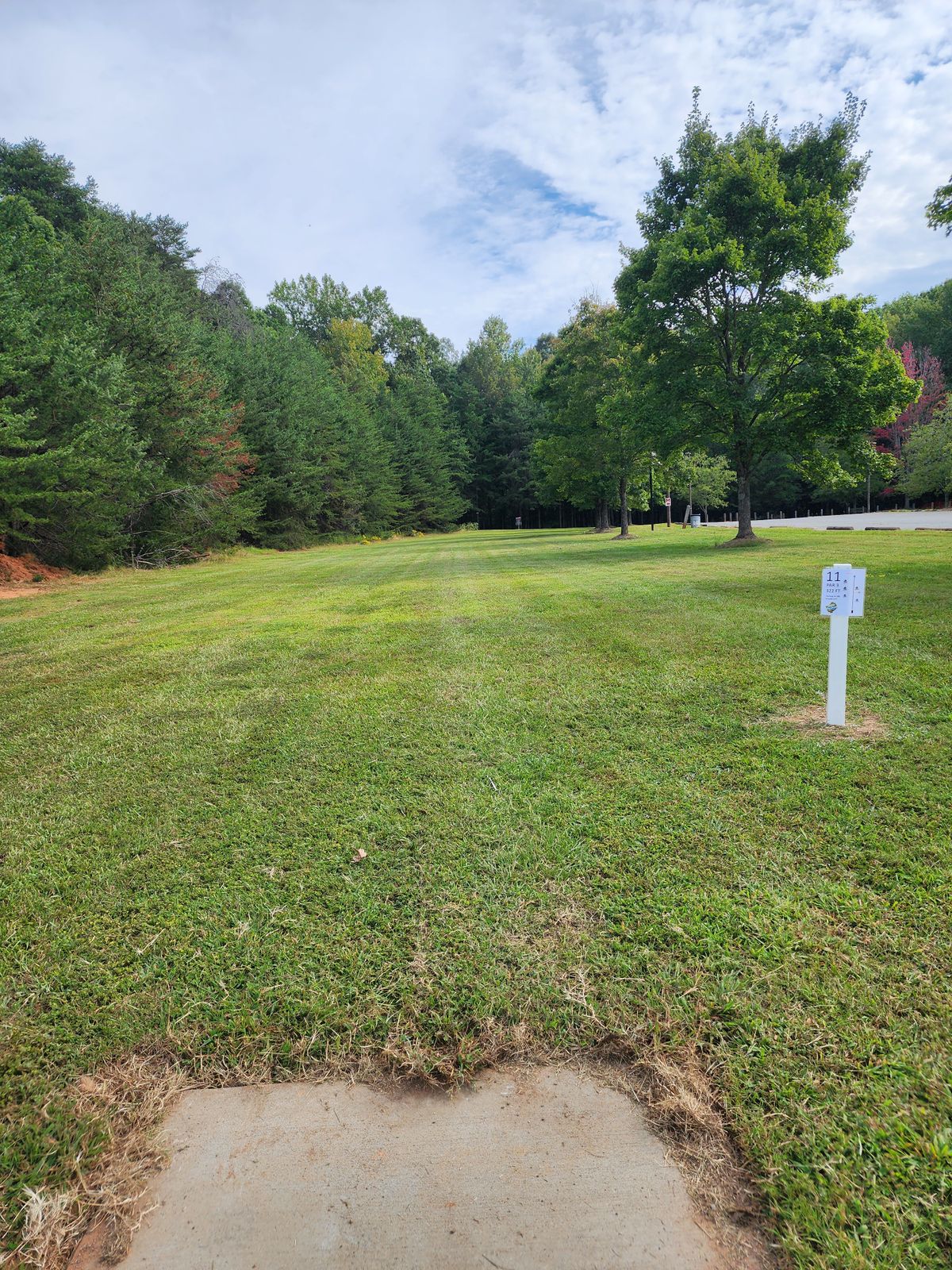 Hole 11 tee