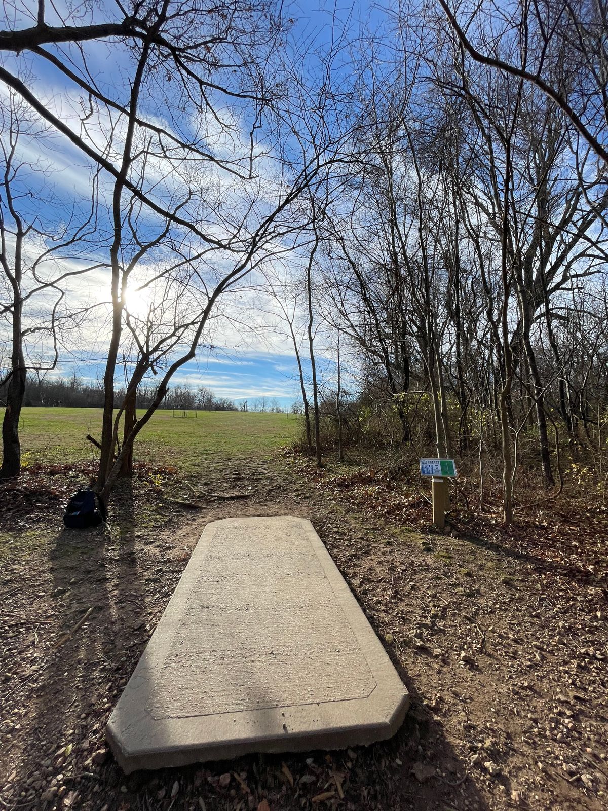Hole 14 tee pad