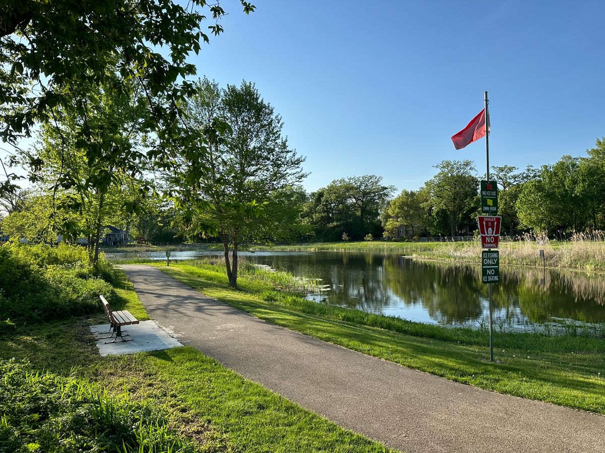 Bear Lake plays on the right on 4 holes but easily avoided
