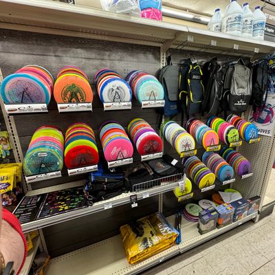 Now stocking Innova, Latitude 64, Westside discs, Disc Craft, & Dynamic Discs